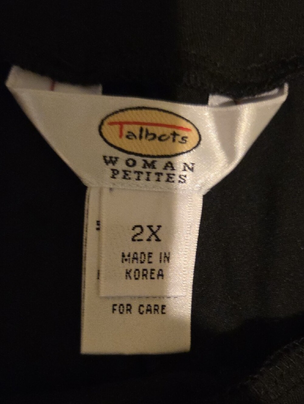 Talbots Black Wide-Leg Capris - Picture 2 of 5